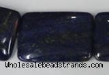 CNL538 15.5 inches 25*35mm rectangle natural lapis lazuli gemstone beads