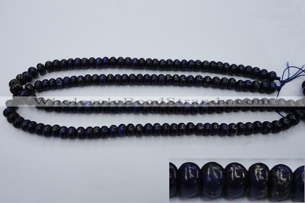 CNL611 15.5 inches 5*8mm rondelle natural lapis lazuli gemstone beads