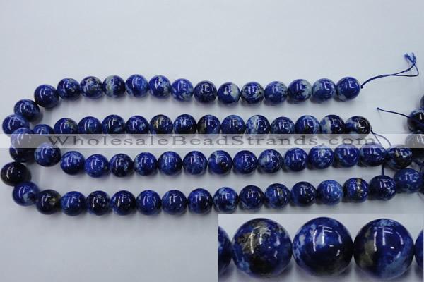 CNL716 15.5 inches 12mm round natural lapis lazuli gemstone beads