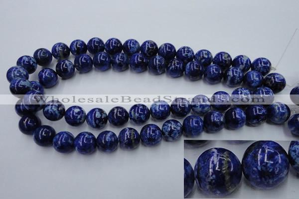 CNL717 15.5 inches 14mm round natural lapis lazuli gemstone beads