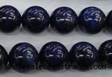 CNL855 15.5 inches 14mm round natural lapis lazuli gemstone beads