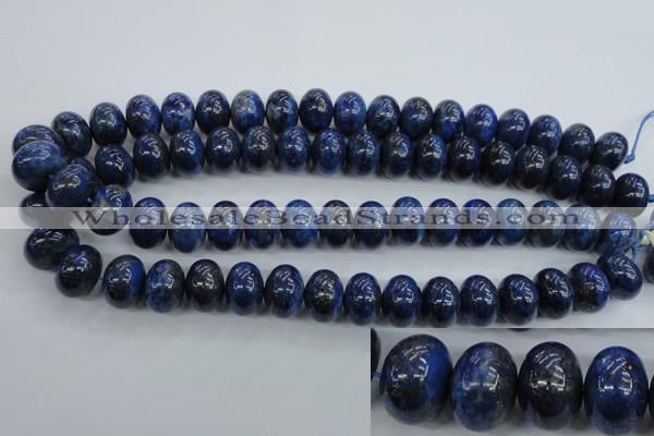 CNL866 15.5 inches 12*16mm rondelle natural lapis lazuli gemstone beads