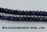 CNL871 15.5 inches 4*6mm faceted rondelle natural lapis lazuli beads