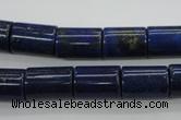 CNL887 15.5 inches 10*14mm tube natural lapis lazuli gemstone beads