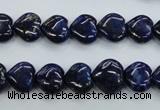 CNL931 15.5 inches 10*10mm heart natural lapis lazuli gemstone beads