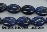 CNL942 15.5 inches 12*16mm oval natural lapis lazuli gemstone beads