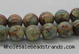 CNS02 16 inches 10mm round natural serpentine jasper beads wholesale