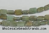 CNS253 15.5 inches 6*8mm rectangle natural serpentine jasper beads