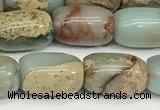 CNS310 15.5 inches 8*12mm drum serpentine jasper beads