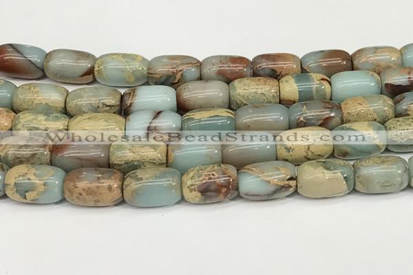 CNS312 15.5 inches 12*16mm drum serpentine jasper beads