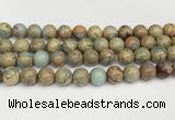 CNS334 15.5 inches 12mm round serpentine jasper beads wholesale