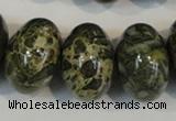 CNS517 15.5 inches 14*20mm rondelle natural serpentine jasper beads