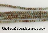 CNS700 15.5 inches 4mm round serpentine jasper beads wholesale