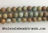 CNS704 15.5 inches 12mm round serpentine jasper beads wholesale