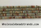 CNS712 15.5 inches 2*4mm rondelle serpentine jasper beads wholesale