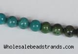 CNT03 16 inches 8mm round natural turquoise beads wholesale