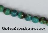 CNT04 16 inches natural turquoise 8mm round beads wholesale