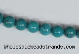 CNT07 16 inches 8mm round natural turquoise beads wholesale