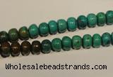 CNT111 15.5 inches 4*7mm rondelle natural turquoise beads wholesale