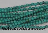 CNT202 15.5 inches 3mm round natural turquoise beads wholesale