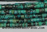 CNT217 15.5 inches 2.5*3mm heishi natural turquoise beads wholesale