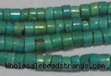 CNT218 15.5 inches 3.5*4.5mm heishi natural turquoise beads wholesale