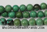 CNT352 15.5 inches 8mm round turquoise beads wholesale