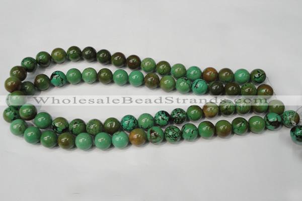 CNT354 15.5 inches 12mm round turquoise beads wholesale