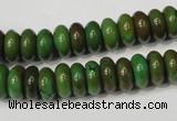 CNT366 15.5 inches 5*10mm rondelle turquoise beads wholesale