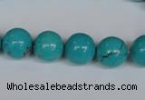 CNT41 16 inches 8mm round turquoise beads wholesale