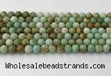 CNT416 15.5 inches 6mm round mongolian turquoise beads wholesale