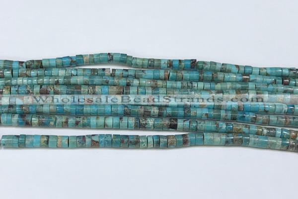 CNT523 15.5 inches 3mm - 3.5mm heishi turquoise gemstone beads