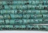 CNT527 15.5 inches 3mm - 3.5mm heishi turquoise gemstone beads