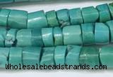 CNT531 15.5 inches 5mm - 5.5mm heishi turquoise gemstone beads