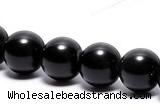 COB02 15 inches 8mm round black obsidian gemstone beads wholesale