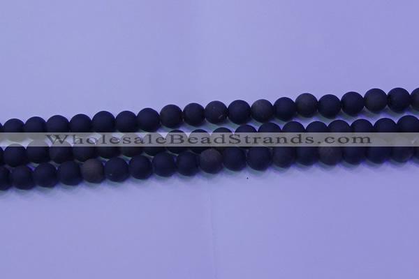 COB277 15.5 inches 4mm round matte golden obsidian beads wholesale