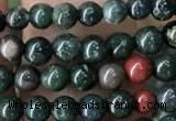 COJ330 15.5 inches 4mm round Indian bloodstone beads wholesale