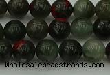 COJ452 15.5 inches 8mm round blood jasper beads wholesale