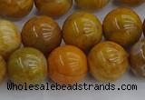 COJ603 15.5 inches 10mm round orpiment jasper beads wholesale