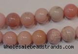 COP1004 15.5 inches 10mm round natural pink opal gemstone beads