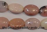 COP1024 15.5 inches 13*18mm oval natural pink opal gemstone beads