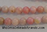 COP1061 15.5 inches 8mm round natural pink opal gemstone beads