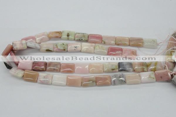 COP12 15.5 inches 13*18mm rectangle natural pink opal beads wholesale