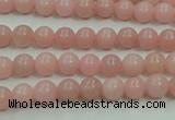 COP1211 15.5 inches 6mm round Chinese pink opal gemstone beads