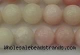 COP1227 15.5 inches 8mm round Chinese pink opal beads wholesale