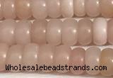 COP1237 15.5 inches 3.5*6mm rondelle Chinese pink opal beads