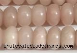 COP1238 15.5 inches 5*8mm rondelle Chinese pink opal beads