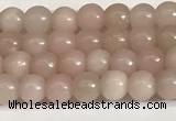 COP1240 15.5 inches 4mm round Chinese pink opal beads