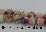 COP1251 15.5 inches 6mm round natural pink opal gemstone beads