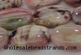 COP1276 15.5 inches 15*20mm oval natural pink opal gemstone beads